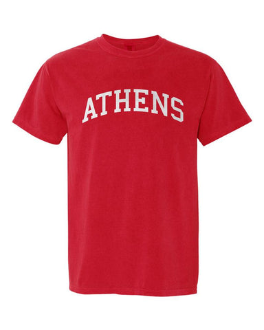 Athens, Georgia Comfort Colors T-Shirt - Red