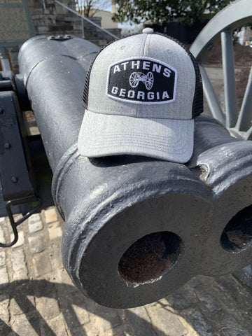 Athens, Georgia Double-Barreled Cannon Trucker Hat