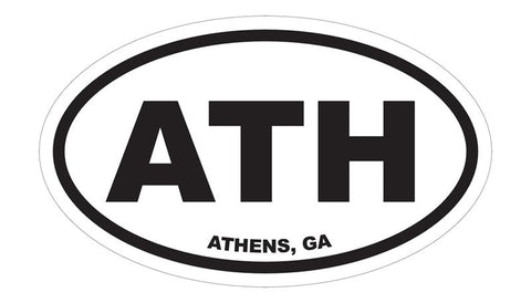Athens, Georgia ATH Euro Decal Sticker