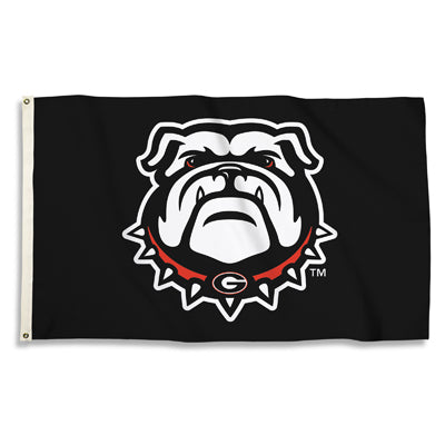 Georgia Bulldogs Large Flag 3 X good 5 Foot Double Sided