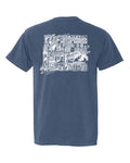 Athens, Georgia 1988 Bands Comfort T-Shirt  - Midnight Blue