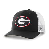 UGA Oval G Snapback Trucker Hat - Black