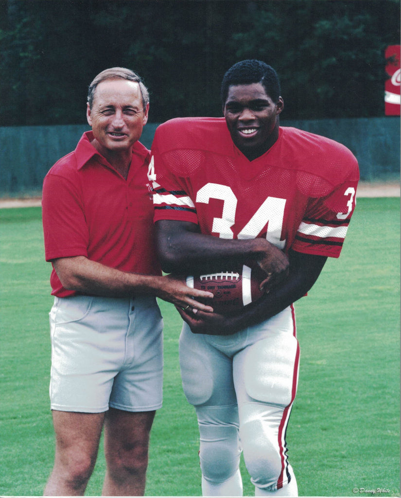 UGA Football Retired Jersey Ceremony Art Photo Herschel Walker