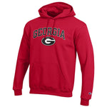 Champion GEORGIA Oval G Hoodie Sweatshirt - RED