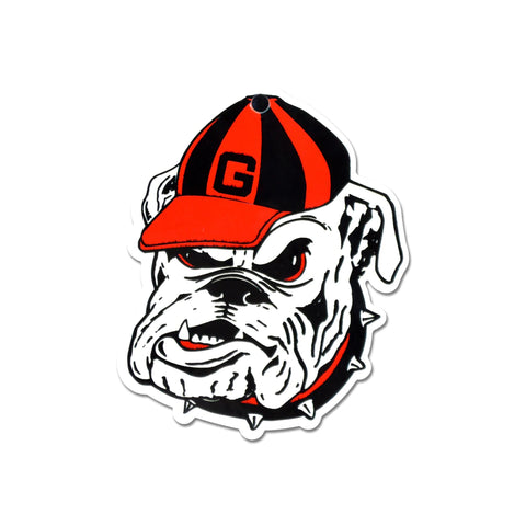 UGA Steel Magnet~ Vintage Bulldog Head