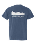 Athens, Georgia Comfort Colors Skyline T-Shirt - Midnight Blue