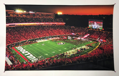 Georgia Bulldogs vs Notre Dame Sanford Stadium Tapestry