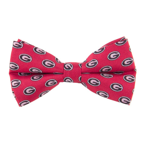 UGA Georgia Bulldogs Red Bow Tie