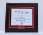 UGA Classic Diploma Frame