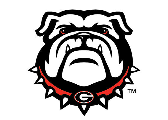 UGA Georgia Bulldogs Car Magnet - Standing Bulldog