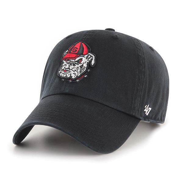 UGA 47 Brand Adjustable Vintage Bulldog Cap Black – The Red Zone