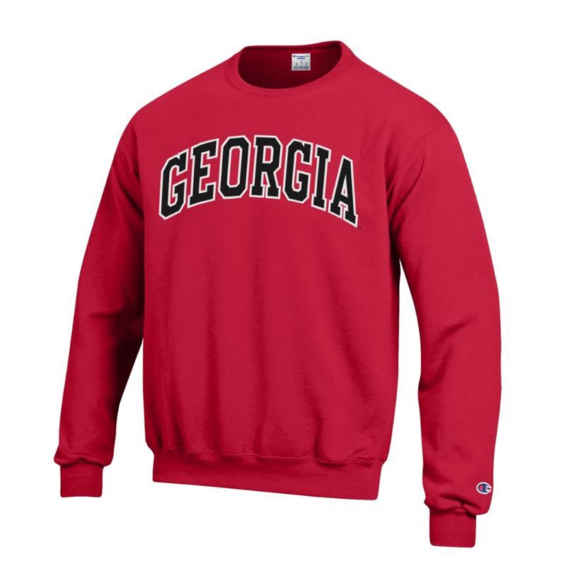 Sweatshirt Vintage Athens Georgia - Design Sport Rétro Rouge - Hommage à Athens GA - Cadeau Fan De Sport Américain