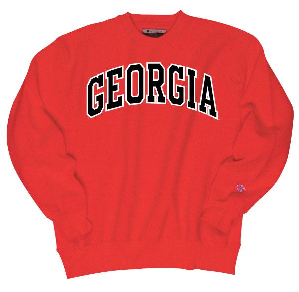 Champion GEORGIA Reverse Weave Sweatshirt - RED – The Red