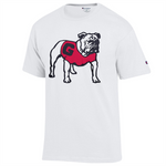 UGA Champion Standing Bulldog T-Shirt - White