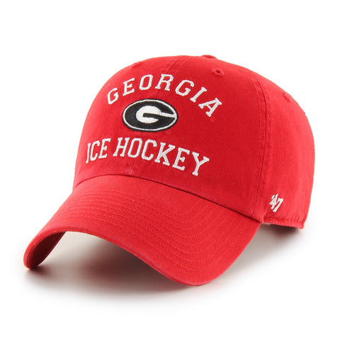 UGA GEORGIA ICE HOCKEY 47 CAP - RED