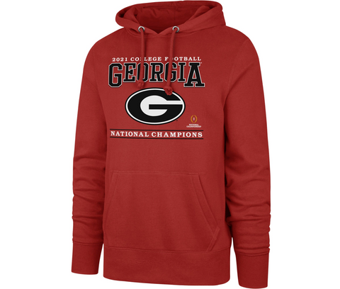 UGA 47 Brand National Champs Hoodie - Red (ONLY M & L)