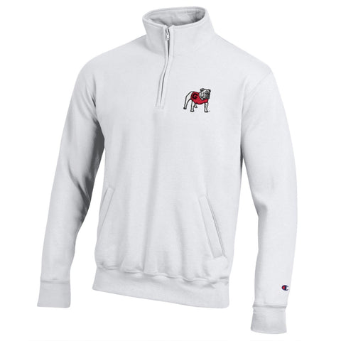Georgia Champion 1/4-Zip Sweatshirt - White