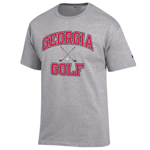 UGA Champion GOLF T-Shirt - Gray
