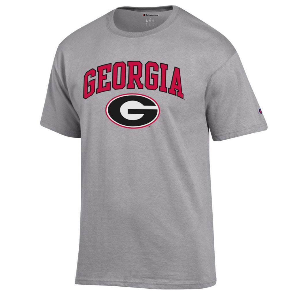 UGA Oval Champion T-Shirt Gray – The Red Zone- Athens, GA