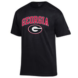 UGA GEORGIA Oval G Champion T-Shirt - Black
