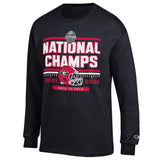 UGA 2022 Undefeated Champion Schedule Long Sleeve