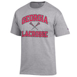 UGA Champion LACROSSE T-Shirt - Gray