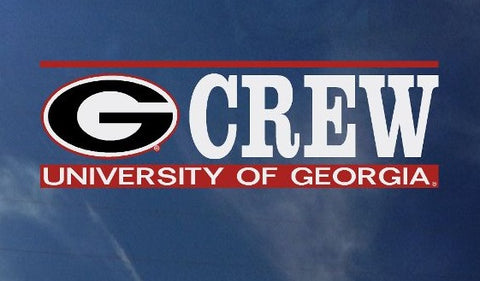 UGA Georgia Bulldogs Crew Decal