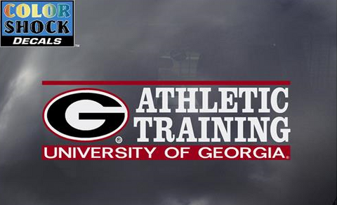 UGA Georgia Bulldogs Athletic Training Decal
