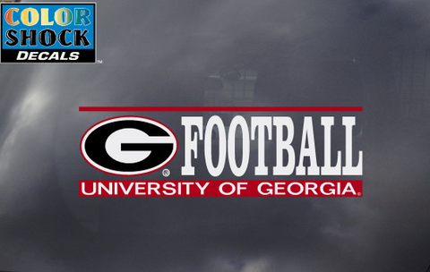 UGA Georgia Bulldogs Football Decal