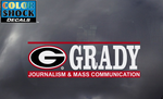 UGA Georgia Bulldogs Grady Journalism and Mass Communication Decal