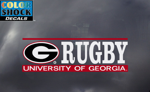 UGA Georgia Bulldogs Rugby Decal