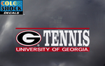 UGA Georgia Bulldogs Tennis Decal