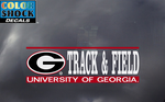 UGA Georgia Bulldogs Track and Field Decal