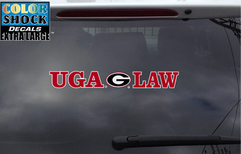 UGA Georgia Bulldogs UGA Law Decal