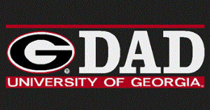 UGA Georgia Bulldogs Dad Decal