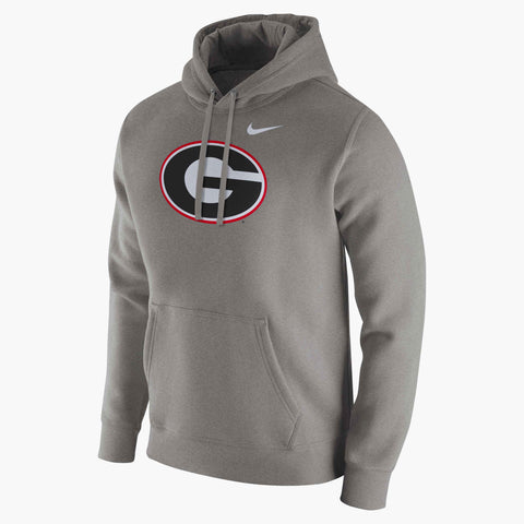 UGA Nike Oval G Hoodie - Grey