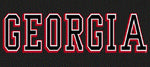 UGA Georgia Bulldogs GEORGIA Decal Sticker