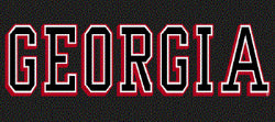 UGA Georgia Bulldogs GEORGIA Decal Sticker