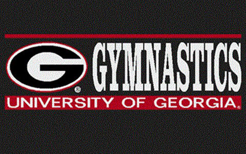 UGA Georgia Bulldogs Gymnastics Decal