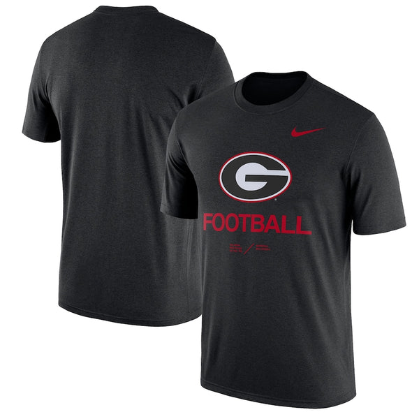 Youth Nike Black Georgia Bulldogs Two-Hit Long Sleeve T-Shirt Size: Medium