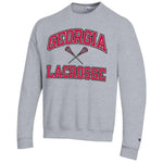 UGA Georgia Lacrosse Crew Sweatshirt