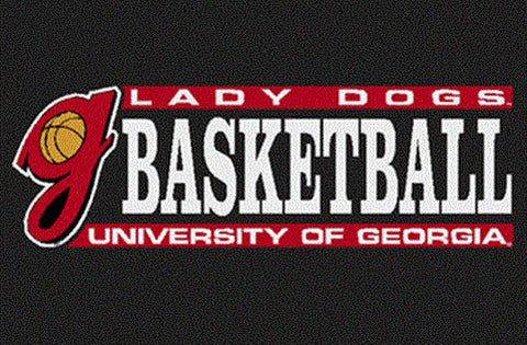 UGA Georgia Bulldogs Lady Dogs Basketball Decal