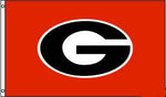 UGA Georgia Bulldogs Double-Sided 3x5 Oval G Flag