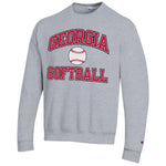 UGA Georgia Softball Crew Sweatshirt
