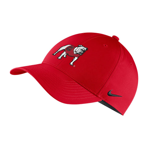 UGA Nike Standing Dog Legacy91 Cap - Red