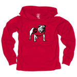 Georgia Bulldogs TODDLER Lightweight T-shirt Hoodie - RED