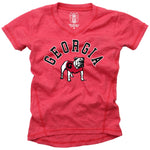 Georgia Bulldogs Youth Girl's T-Shirt - Red