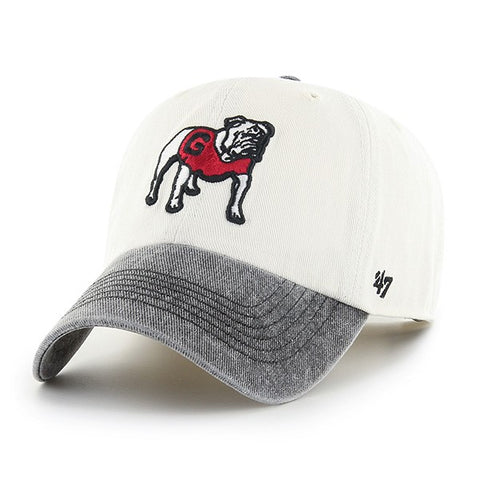 Georgia Bulldogs 47 Brand Adjustable Cap - White/Charcoal