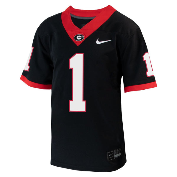 Red and black football jersey clearance