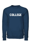COLLEGE Comfort Colors Sweatshirt